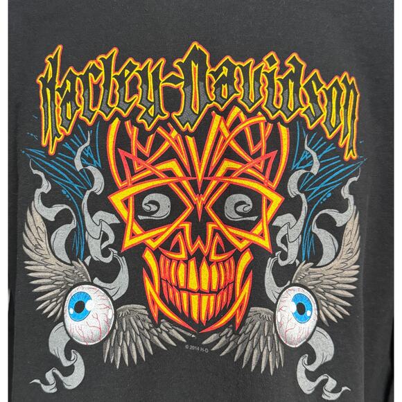 Harley Davidson Long Sleeve T Shirt Alligator Alley Fort Lauderdale Size XL - Picture 1 of 6